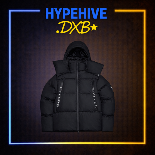 TRAPSTAR x COUPHSYRUP puffer jacket ‘black’